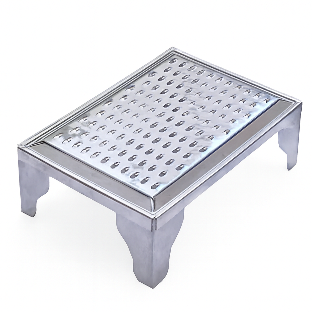 Stainless Steel Grater Platform with Legs – Multipurpose Kitchen Tool